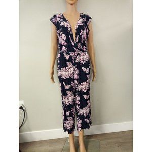 Hot Kiss Women's Blue Pink Jumpsuit Size Large